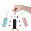 Party Favor Portable alarme personnelle femme fille auto-défense porte-clés randonnée alerte de sécurité d'urgence multiples garanties Gear