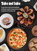 Electric Pizza Breakfast Pan Machine Oven Double-Sided Heating Automatic Power-Off Deepening Pancake Waffle Sandwich Home Commercial