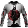 Men's Hoodies & Sweatshirts Brand Fashion Autumn For Male/Female Samurai Armor 3D All Over Printed Mens Sweatshirt Unisex Zip Pullover