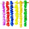 Party Supplies Silk Hawaiian Flower Lei Garland Hawaii Wreath Cheerleading Products Hawaii Necklace JLB15453