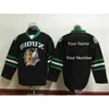 C26 NIK1 Custom North Dakota Fighting Sioux Hockey Jersey Limited Mens Stitched Black Green White Shirts Elke naam Elk nummer