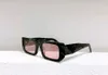 06y Grey Black Grey Retangular Óculos de sol para homens Design copos Sombras moda Moda Os óculos de sol franceses Summer Eyewere com caixa