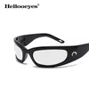 Luxury Brand Punk Goggle Occhiali da sole Donna Uomo Moda Luna Decorativi Occhiali da sole per esterni Occhiali da vista unisex UV400 de sol 220624