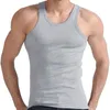 Débardeurs pour hommes Tops d'été Hommes Vêtements Noir Blanc Gris Singlets Sans manches Fitness Gilet Bodybuilding 2022 Male210z