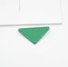 Designer Triângulo Invertido P Bruchos de Carta para Homens Mulheres Verde Verde Amarelo Broche Pin Suits Vestido Decoração de Jóias Acessórias de Jóias