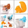 Other Kitchen Tools Kitchen Dining Bar Home Garden Squirrel Tea Infuser Teapot Brewing Leaves Sweet Healthy Drink Cup Mug Bpa Drop Delive