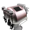 6 In één cavitatiemachine roze S vorm 3D body vormgevende vaccum rf cavitatie