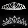 Gros beaux couvre-chefs en strass cristal peigne à cheveux chaud pour les femmes ou les filles cadeau de fête de mariage argent décoratif tête diadème épingle accessoires B0708G03