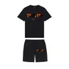العلامة التجارية Trapstar Men S Clothing T Shirt Tracksuit Sets Harajuku Tops Tee Funny Hip Hop Color T Shirt Beach Shirts Set 220526