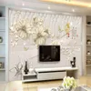 Personalizza Creativo 3D Luxury Wallpaper Paesaggio carta da parati Photo Murales Bedroom PAPEL Pintado Moderno