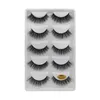 5 paren/doos 3D nertsen wimpers dikke valse wimpers natuurlijke schoonheid make -up extensie nep wimpers g500