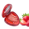 1Pcs Strawberry Slicer Kitchen Fruit Gadget Tools Portable Kitchen Gadgets Strawberry Slicer Strawberry Cake Decoration