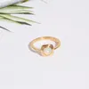 All-Match smycken Kvinna S925 Sterling Silver Opal Ring Fashion Accessories Ring Open Ring Jewelry Wedding Accessories CX220325