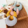 Soft Plush Moon Star Newborn Toddler Feeding Dummy Chain Cute Pacifier Clips Holder