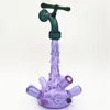 Glazen water Bongkraan Vorm 10 mm vrouwelijke gewricht Hookah Bubbler Pipe Dab Rig Craftbong