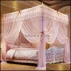Mosquito Net Bedding Supplies Home Textiles Garden Textile Repeller Princess Butterfly Bu Dhkog