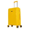 Дюймовый ручный багаж спиннер -колеса Легкие жесткие корпусы с замком для Travel Business Black Rolling J220708 J220708