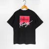 Summer T skjortor Kort ärm T-shirt Designers Mens Rhude Tees Polos Outdoor Sports Fitness Crewneck Loose axlar Runda nacke överdimensionerade Lulusup