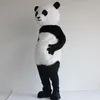 Prestazioni Costume da mascotte di panda gigante Vestito da festa di Natale in fantasia di Halloween Vestito da personaggio dei cartoni animati Vestito da carnevale Unisex per adulti