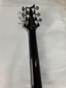 Brown PRS Электрическая гитара Шея через кузов пламенная кленовая верхняя вершина чернокожи