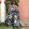 Etnische kleding twee stuk set zomer Afrikaanse kleding voor vrouwen dashiki 2022 mode lange jurk sets broek pakken outfits feestjurken plus s