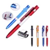 4 in1 tükenmez kalem katlanır cep telefonu tutucu/ LED ışık/ dokunmatik kapasitif dokunmatik ekran kalem yazma aracı ofis tedariki