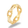 Aliança de aço inoxidável de alta qualidade anéis de moda marca jóias mulheres homens casuais vintage anel de amor anéis de casamento Presente de senhoras com malotas de jóias por atacado