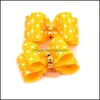 50 Pcs /Set Pet Puppy Hairpin Upscale Flower Hair Bows Dog Groming Headdress Products Accessories Cute Drop Delivery 2021 Apparel Supplies H