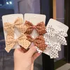 Hair Accessories 2 Pieces Polka Dot Clips Girl Little Art Small Fresh Bow Hairpin Baby Bangs