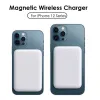 Magnetic Powerbank Magsafe Power Bank 5000mah для iPhone 12 13 Pro Max Mini Mini Mobile Aftertance Backer