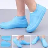 Couvre-chaussures imperméables unisexes réutilisables protecteurs antidérapants résistants à l'eau couvre-chaussures de pluie en caoutchouc de silicone protecteurs pour enfants/hommes/femmes