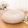 Coussin / oreiller décoratif 40-70 cm coussin rond en lin coton tampon de siège épais de méditation lavable canapé moderne chaise tatami dos coussincus