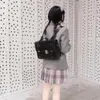 イブニングバッグ日本語のプレッピースタイルJKユニフォーム肩学校女性PUレザー大きなブリーフケーストートハンドバッグバックパックケン