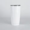 20oz 30oz 15oz 12oz Skinny Tumblers Blank Sublimation Slim tazze da caffè tazze da caffè con coperchio tazze di birra tazze di paglia di plastica ShippingZc1026