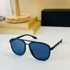 Active Sunglasses Designer SPR50XS Мужчины Женщины Овальные Рамки Двойной Мост Красные линии Очки Очки Colore Nero Gommato Летающие Очки Protection UV400 С Оригинальным корпусом