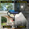 Outdoor Solar Lamp with Motion Sensor Light SunLight Street Lamp LED Spotlight for Garden Decoration