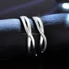 2022 Classic Personality Plated Silver Adjustable Couple Rings 1pair 2pcs Men Women Promise Engagement Finger Jewelry Valentine02409457