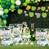 Geschenkpapier 10 Stück Tier-Süßigkeitstüten Waldland-Dschungel-Party-Safari-Thema Junge Mädchen Wild One Geburtstagsdekoration Bevorzugung Babyparty-Geschenk