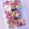 Andere feestelijke feestbenodigdheden 12 -stcs 3d holle vlinder metalen textuurpapier Diy Birthday Cake Gold Topper Baking for Weddind Decorationothehehext