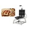 Macchina per waffle rotativa elettrica commerciale a nido d'ape per la lavorazione degli alimenti