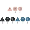 Hooks & Rails Pcs Key Hook Wall Coat Hanger Simple Nordic Style Geometric Elements Rack Holder Self-adhesive Stand For Home DecorationHooks