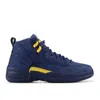 Royalty 12s basketskor 12 xii twist slip influensa spel universitet guld gamma racer blå mörk concord indigo nytto spel royal taxi franska trippel svart män sneaker