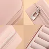 French Letter Garland Teacher Life Portable Jewelry Box Necklace Earring Holder Organizer Storage Display Small Gift 220617