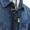 Bow Ties Original Design Western Cowboy Alloy Downward Triangle Bolo Tie för män och kvinnor Personlighet Neck Fashion AccessoryBow