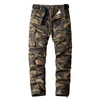 Cargo Byxor Herr Kamouflage Byxor Casual Multipocket Army Arbete Stridsbyxor Man Militär Cargo Byxor Bomull Sweatpants Ny J220629