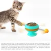 Pet Dönen yel değirmeni jiroskop top oyuncakları denge arabası kendi kendine yardım kabartması can sıkıntısı dirençli kedi malzemeleri pikap takımı kedi çubuk paketi