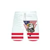 New Skull Eagle USA Flag 3D Board Shorts Turnks Summer New Quick Dry Swiming Shorts Homem Hip Hop Pants Short Roupas de praia Plus Size S-7xl 005