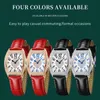 ساعة معصم Lige Women Women Bracelet Watches Quartz for Leather Watch Watch Sports Dress Diamond Dial Wristwatch Female ClockWristwatche