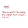 Adesivo de vinil para cartões personalize textos adesivos adesivos de caixa de convidados Obrigado assinar casamento personalizado mural arte 220622