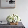 Decoratieve bloemen kransen kunstmatige noordse en eenvoudige bruiloftsboeket geurige bruid anemone berg met peo g6p2decoratief